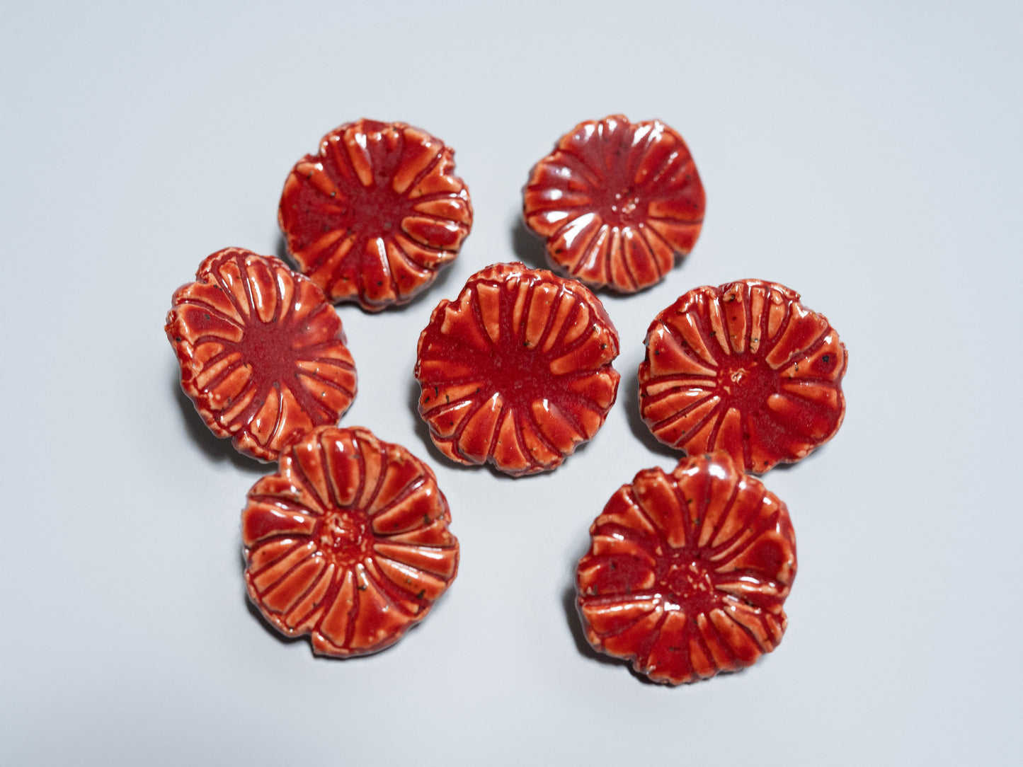 Ceramic Poppy Pin | Handmade by Liz