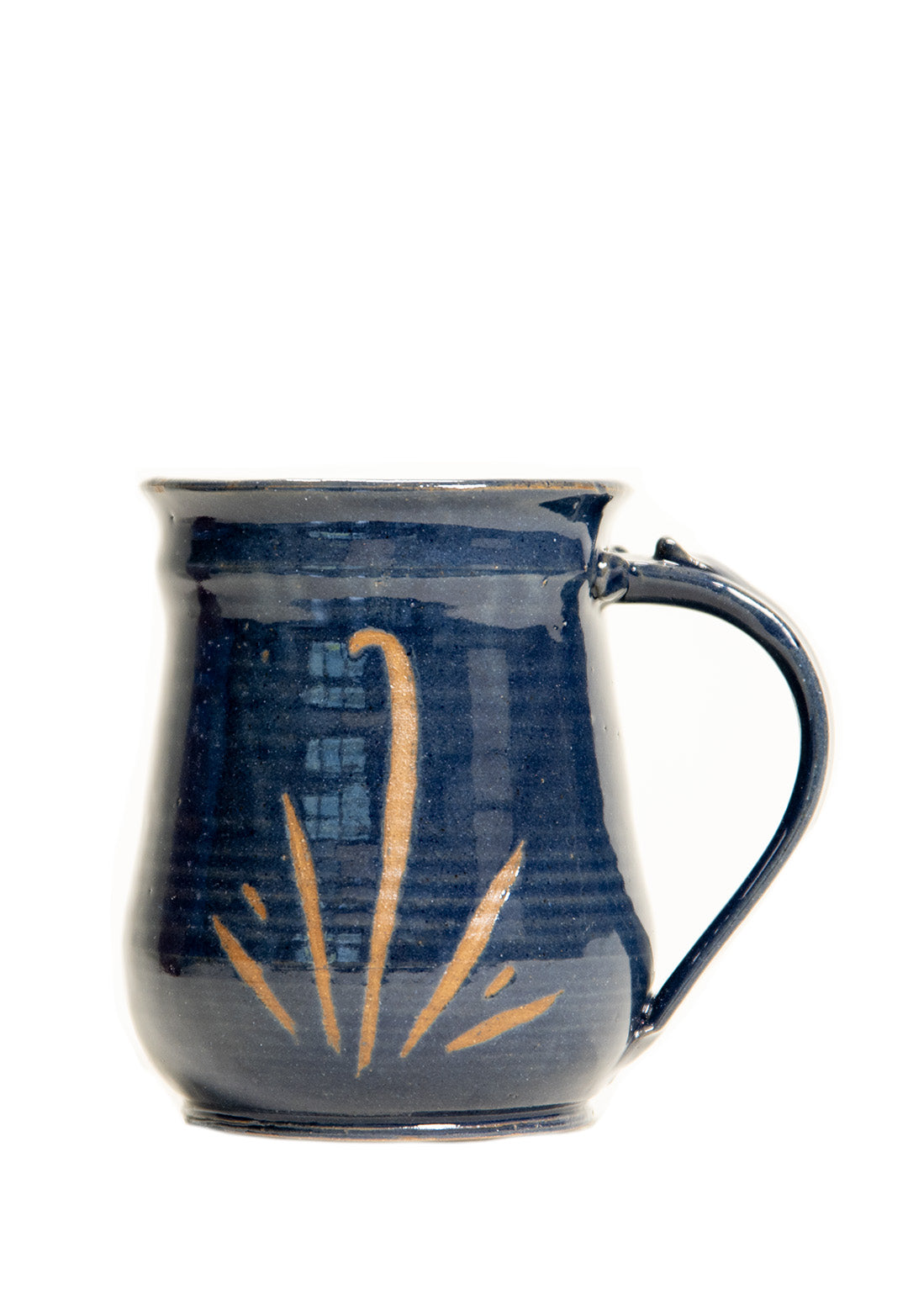 Navy Sgraffito Mug | Michael Ware