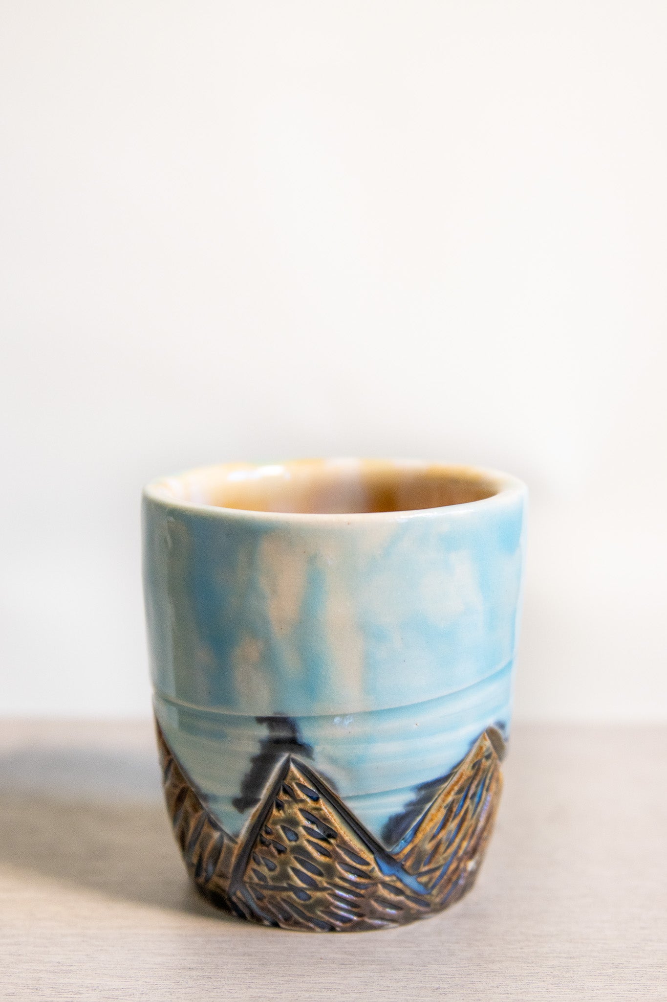 Etched Ceramic Bourbon Cup | Richard Kirk Banks