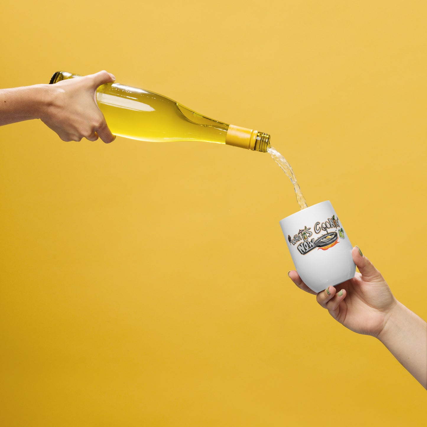 What's Cookin' Now! Wine Tumbler