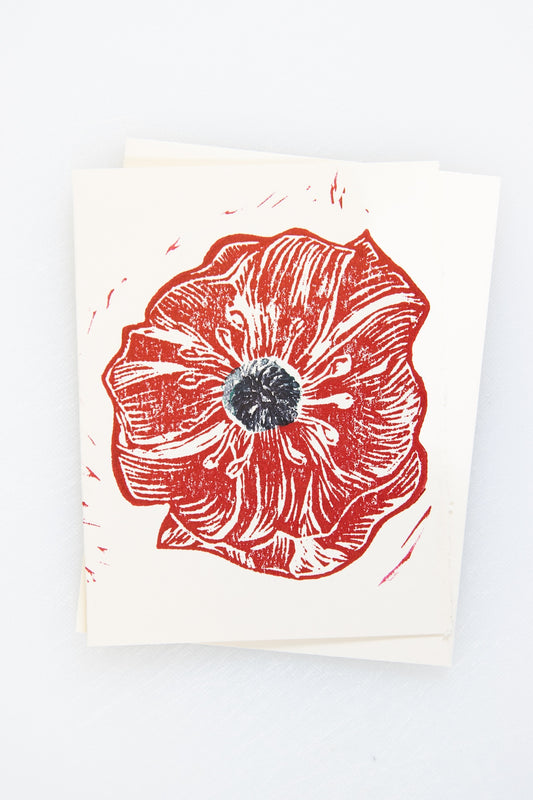 Poppy Notecard | Lacy Hale