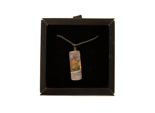 Rectangle Mountain Pendant Necklace | Appalachia's Daughter