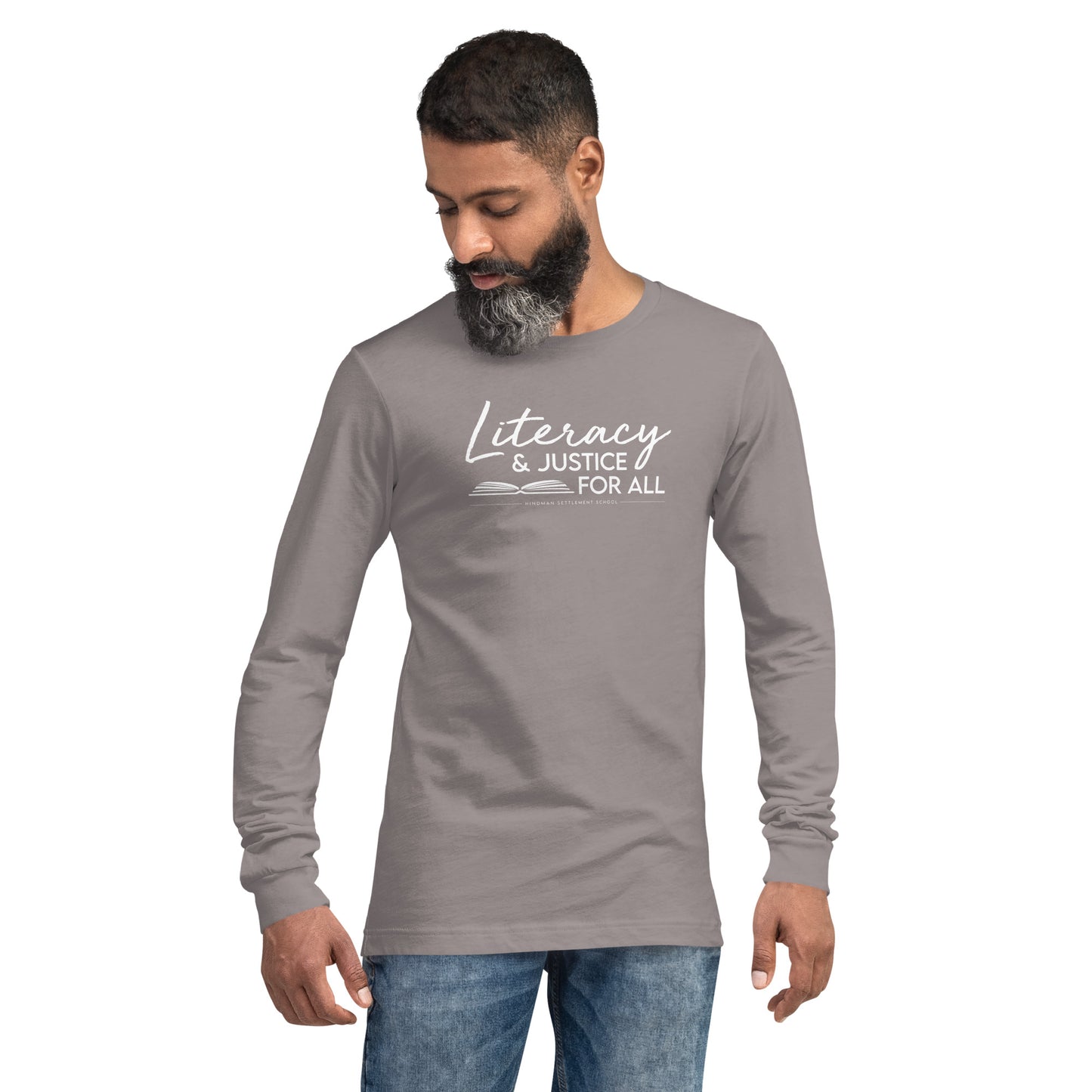 Literacy & Justice For All Long Sleeve Tee